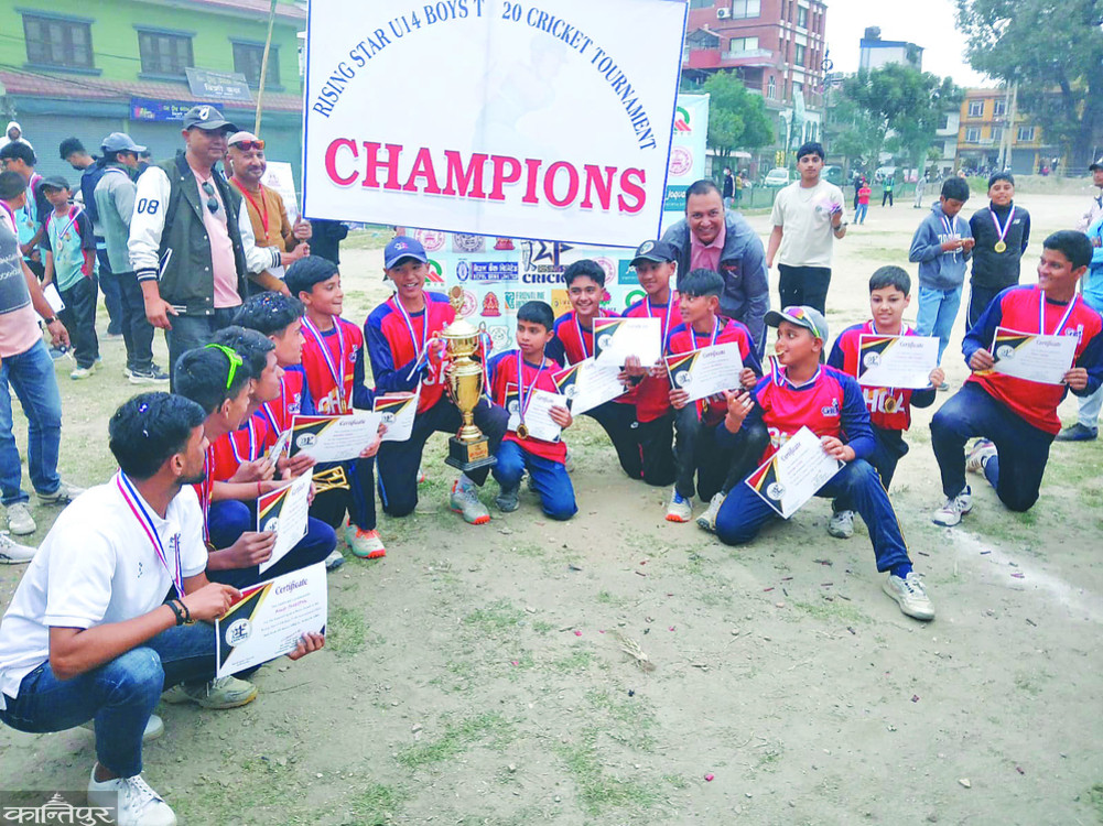 GHCA wins U-14 cricket title