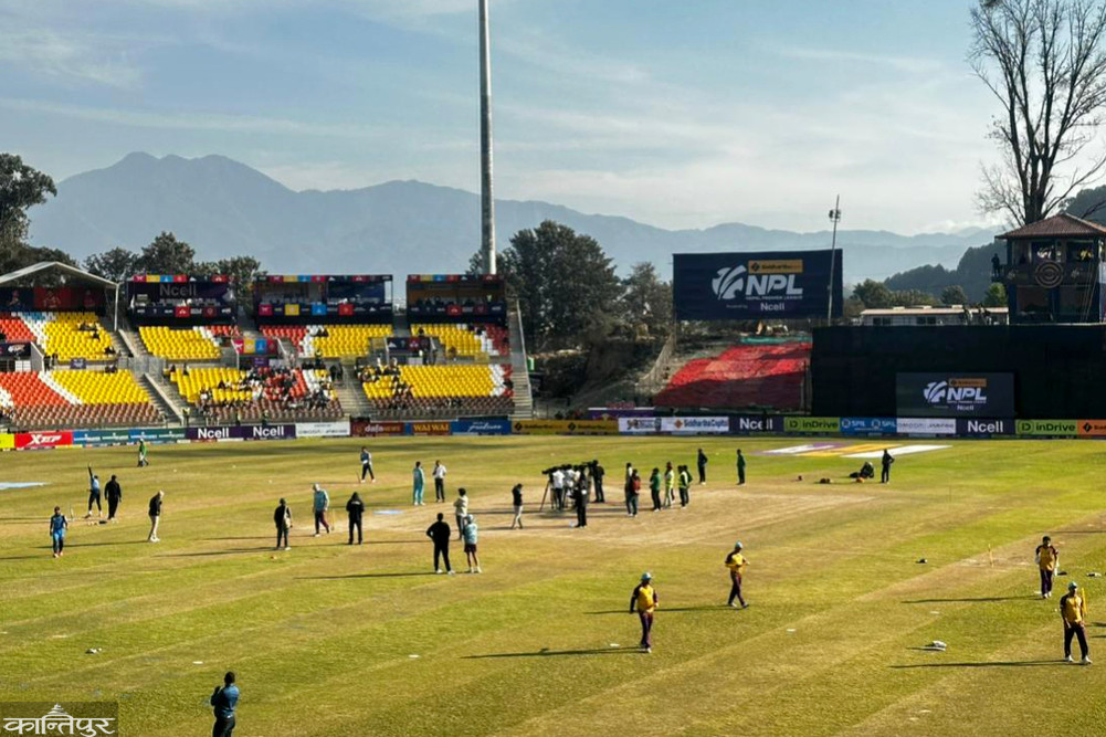 Karnali's batting against Kathmandu
