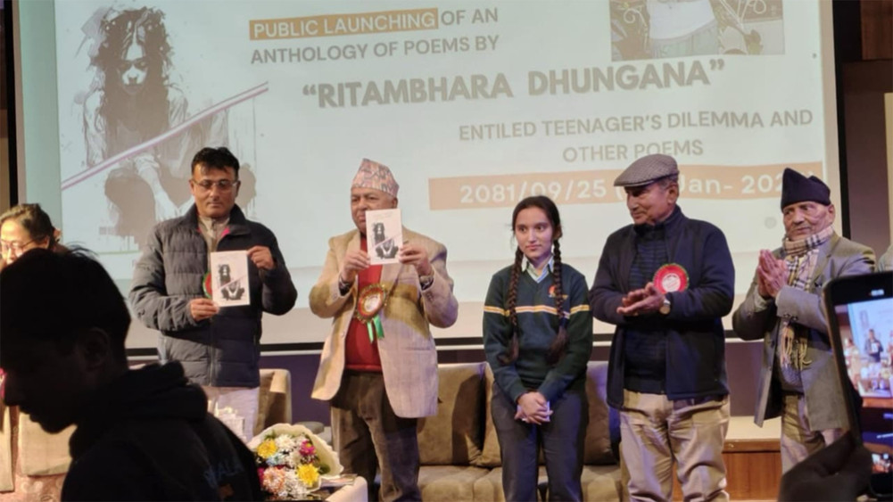 Ritambhara's first work 'Teenager's Delima'