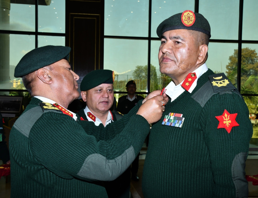 Awarded the Badge by the Commander-in-Chief