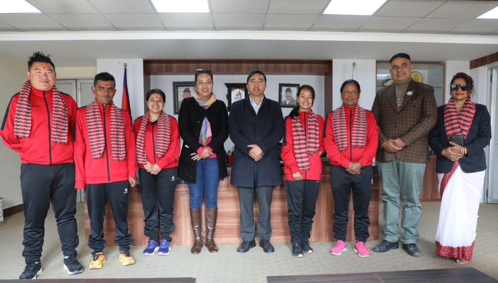 Farewell to the Para Athletics team heading to Dubai