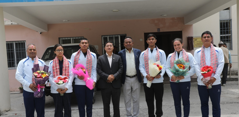 Four players from Nepal in the World Aquatic Championship