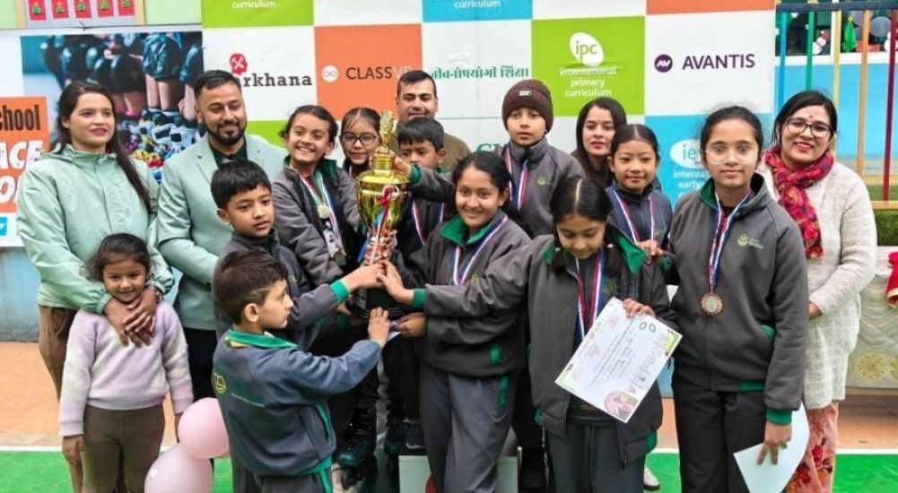 Gyan Sanskar champions in inter-school skating