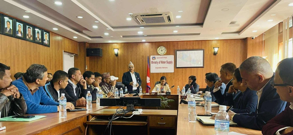 Discussions continue between the ministry and locals to open the source of Melamchi