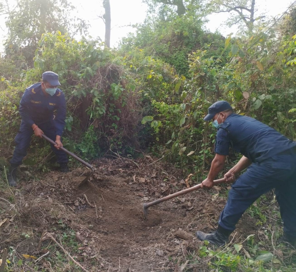 A woman who had been missing for a week was found buried