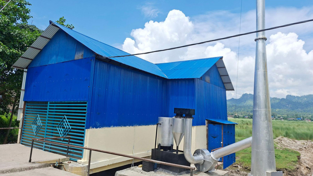 A new electric crematorium was built at Kankai Ghat