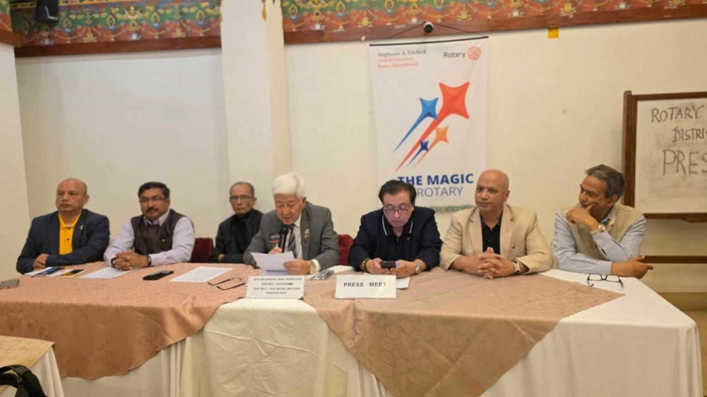 of Rotarians from Nepal and Bhutan A three-day conference