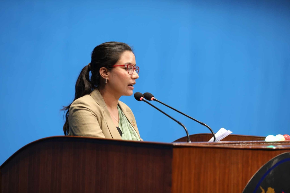 MP Gautam's question: Where does the MP's speech on policies and programs take place?
