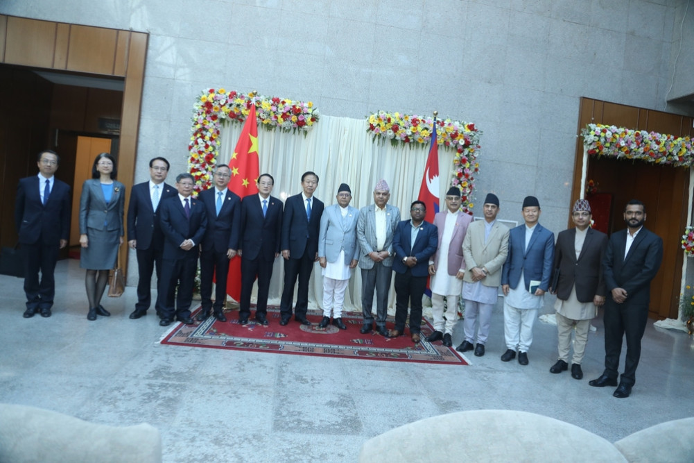 Chinese leader's meeting with Speaker Ghimire
