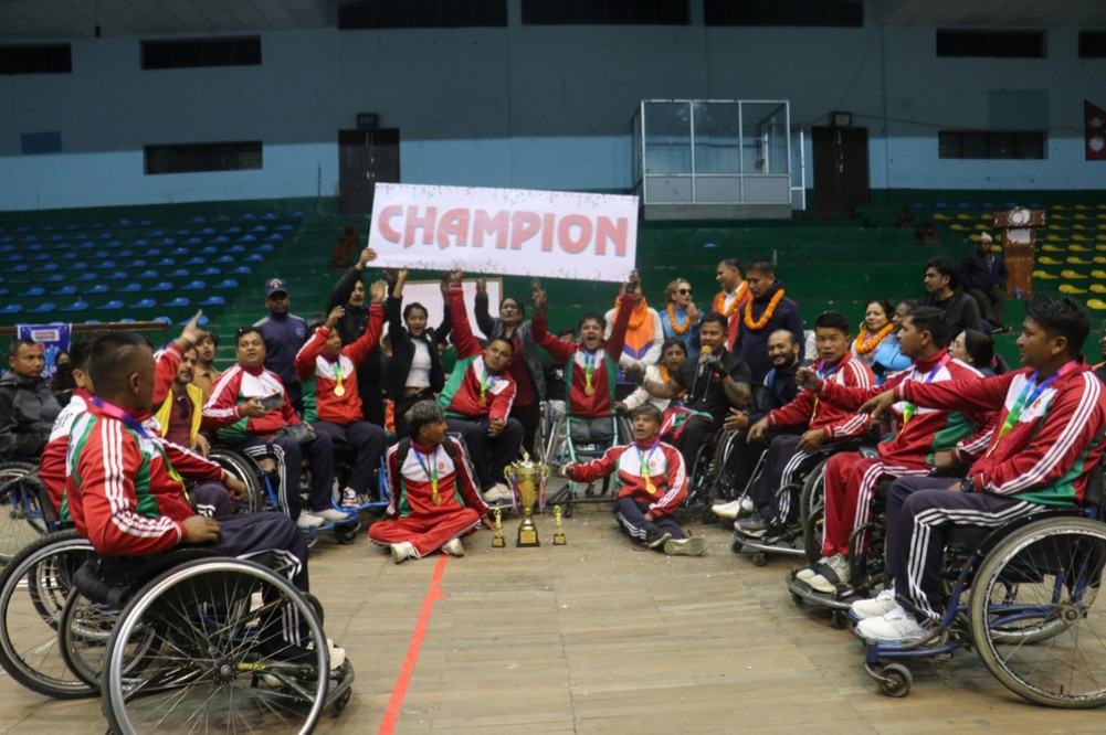 Jawalakhel and Army champion in wheelchair basketball