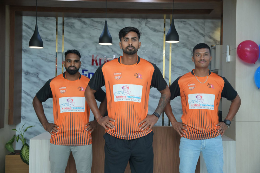 Madhesh Cricket's collaboration with Krishna Foundation