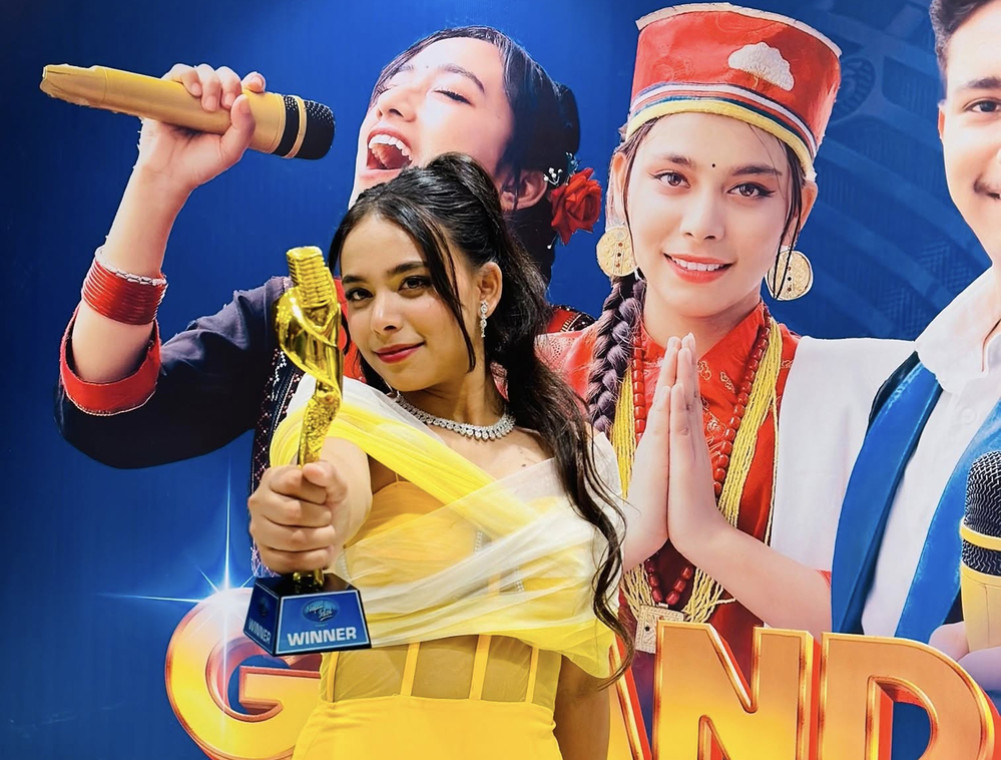 Ganga following the ocean of music