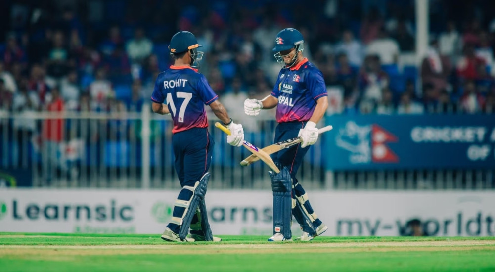 West Indies set a target of 149 runs by Nepal