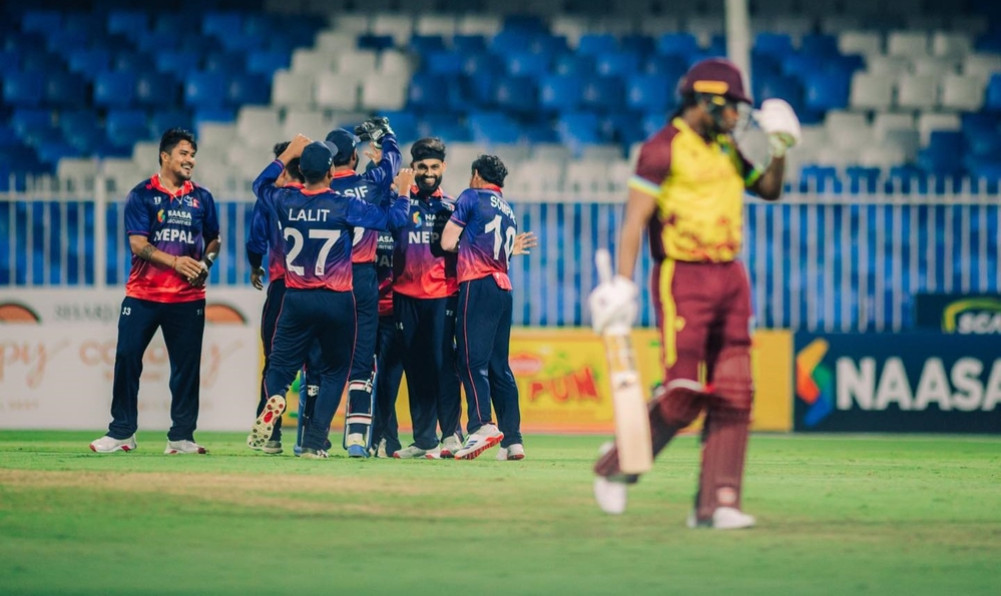 Historic series for Nepal against West Indies