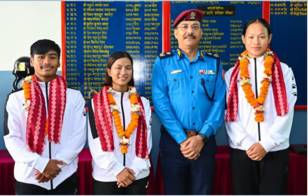 Respect and farewell to karate players