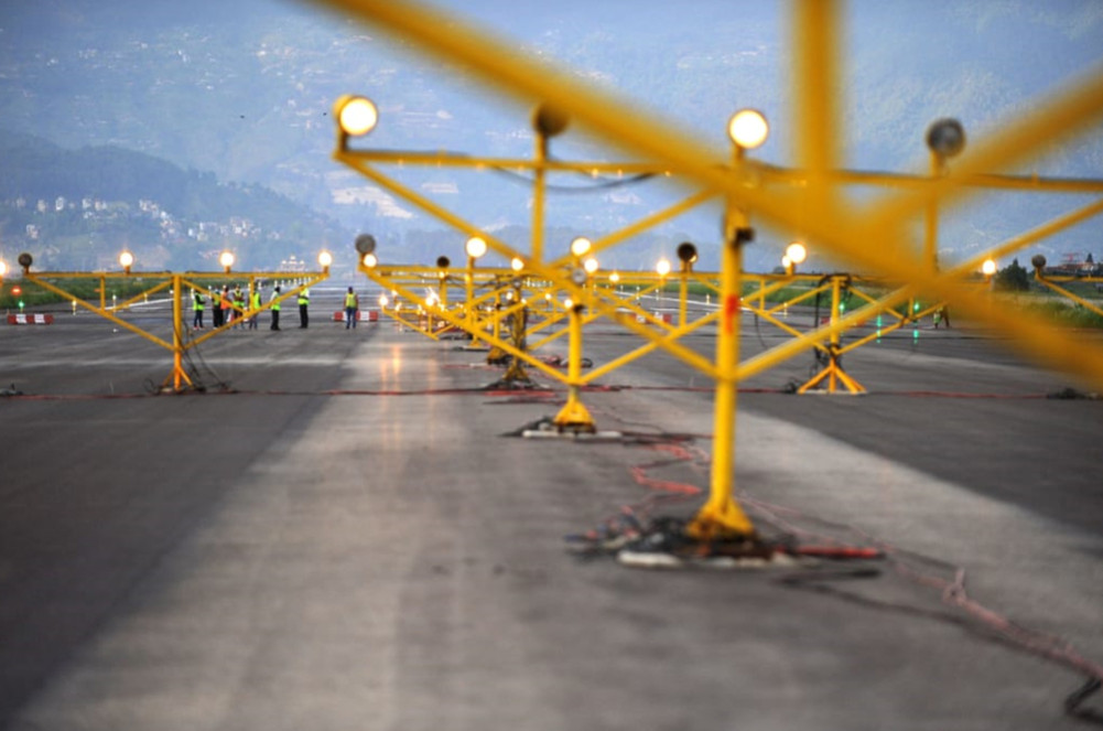 Electrical short circuit on Tribhuvan International Airport runway, flights suspended