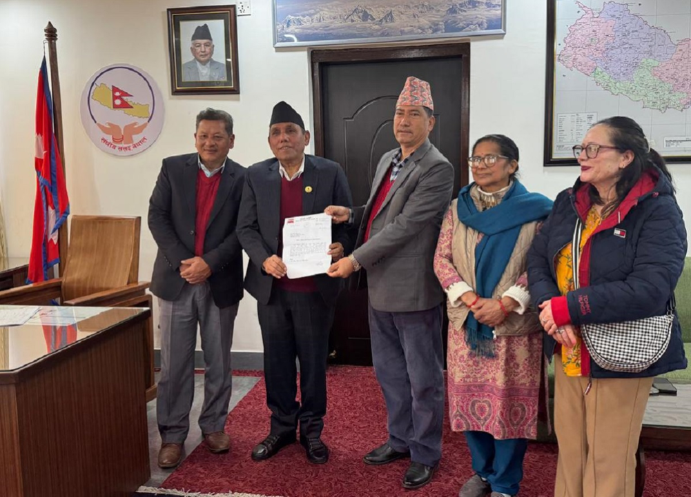 Congress team meets National Assembly Speaker Dahal, demands immediate convening of National Assembly session