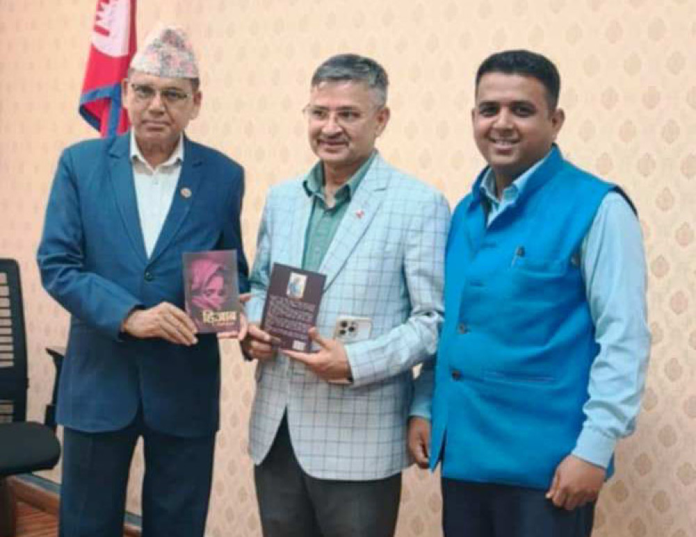 Journalist Jhapali came with 'Hijab'