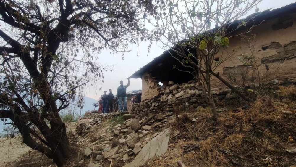 After the earthquake, the house that was destroyed by grant was again destroyed by the earthquake