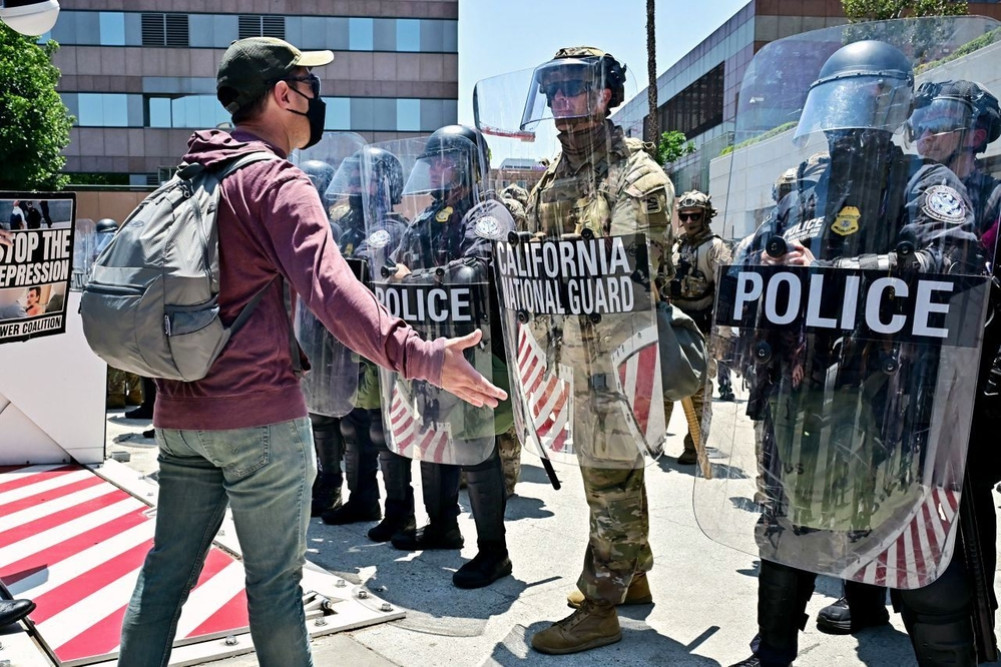 Curfew announced in downtown Los Angeles as immigration protests escalate