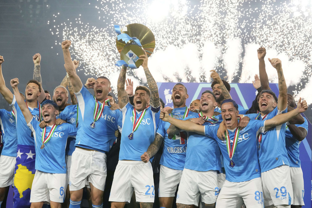 Napoli are the Italian Serie 'A' champions