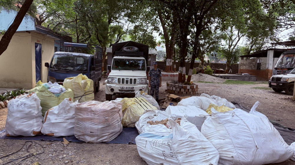 Customs evasion goods worth Rs.14 lakh seized in Rupandehi