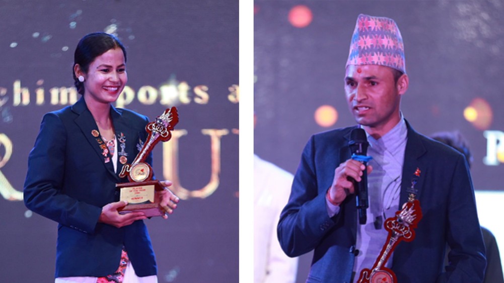 Sudurpaschim Sports Award: Hemraj and Manmati Player of the Year