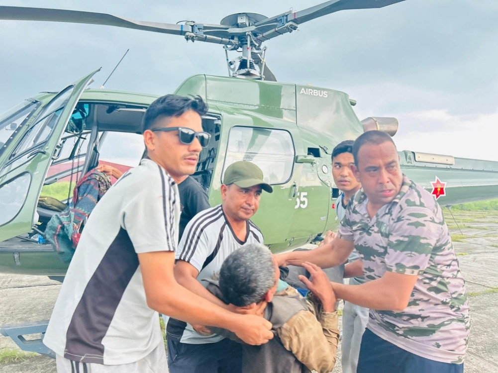 When 8 hours were spent searching for a helicopter to rescue the injured