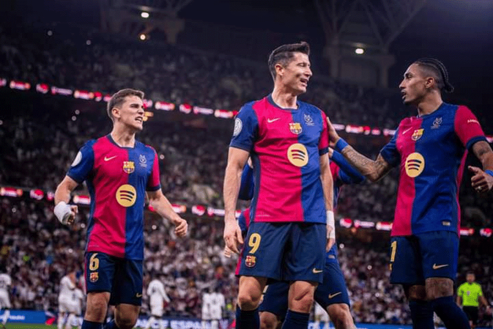 Barcelona won the Spanish Super Cup