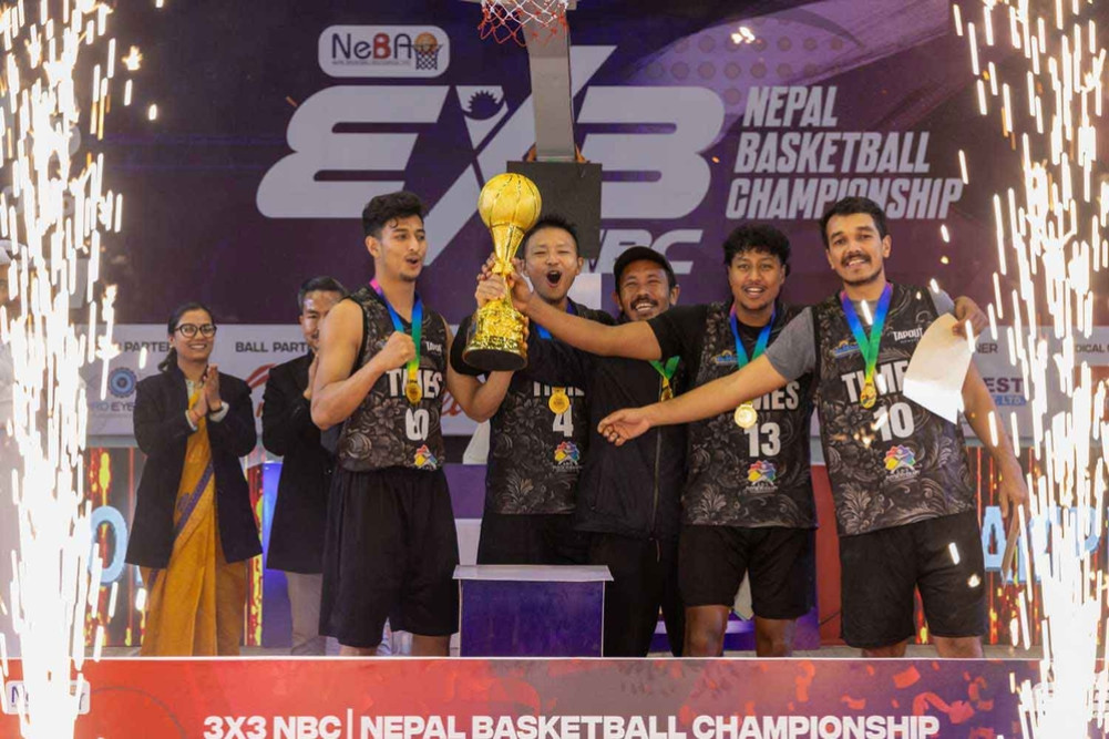 The Times three by three basketball title