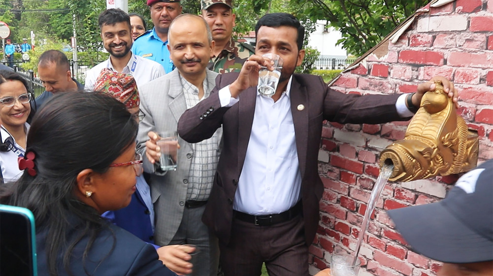Jars and bottled water will now be replaced from Singha Darbar: Minister Yadav