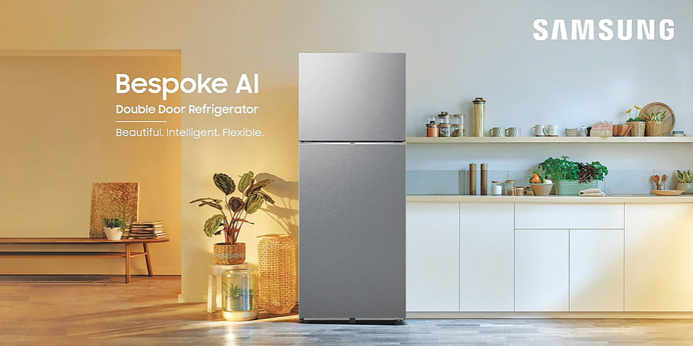 Samsung has introduced a new bespoke AI refrigerator