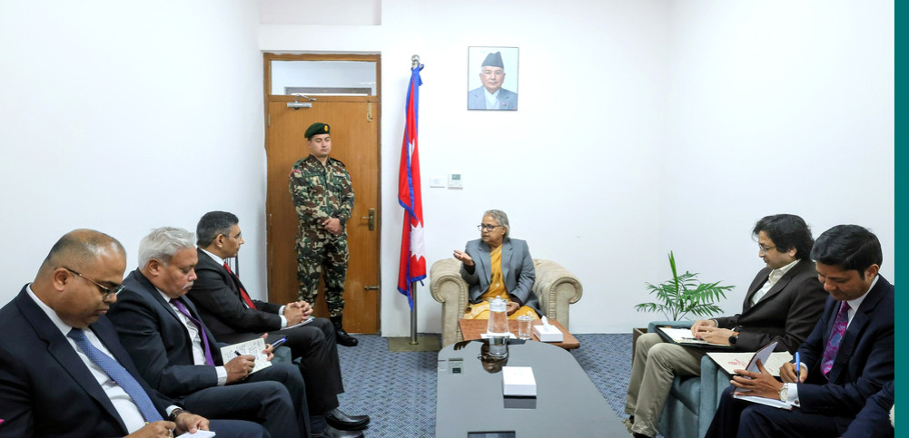 Indian official visits Nepal after formation of interim government