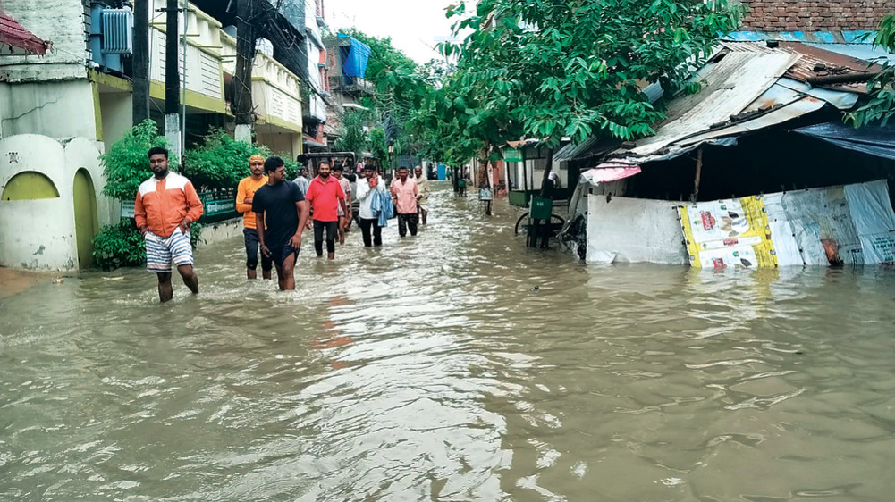 Birganj metropolis inundated