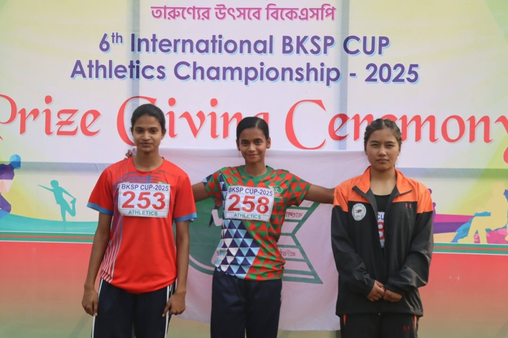 Four medals for Nepalese athletes in BKSP athletics