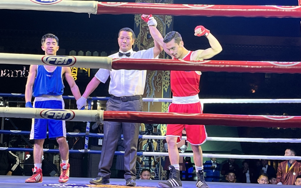 Lal Prasad wins in Four Nations Boxing