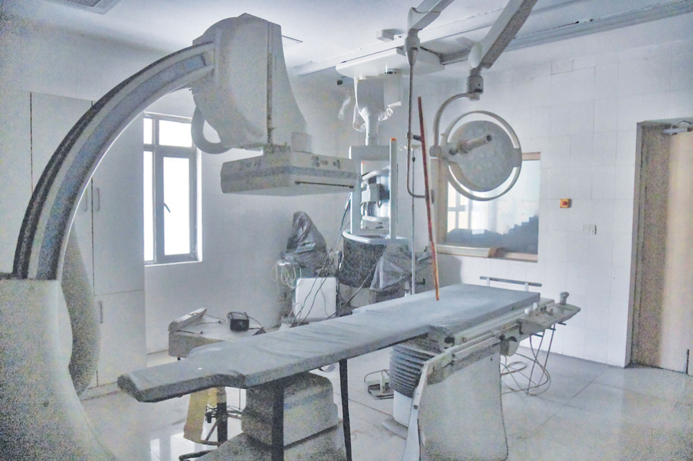 The trauma center's cath lab was not used for heart treatment for 12 years