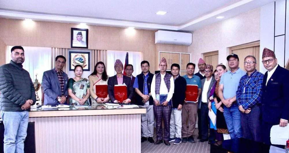Support to Kirtipur, Dhunibensi and Dakshinkali by Chandragiri Municipality