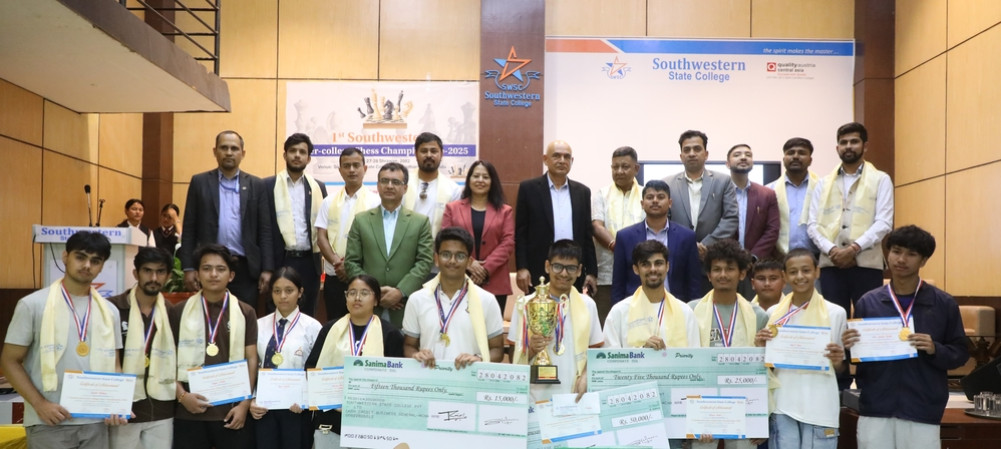 Purushottam won the inter-college intelligence