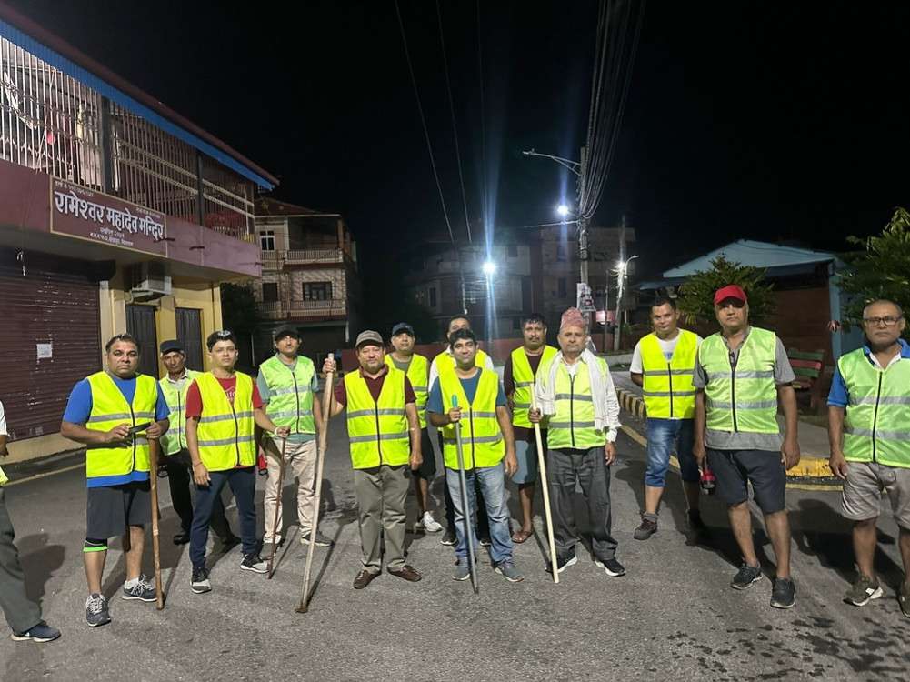 Local patrols to protect the village