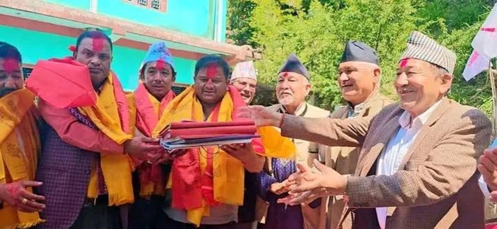 Dhami as President of United Socialist Bajhang