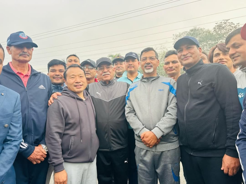 Deputy Secretary General Pun and Sharma's 'shoulder' to President Dahal