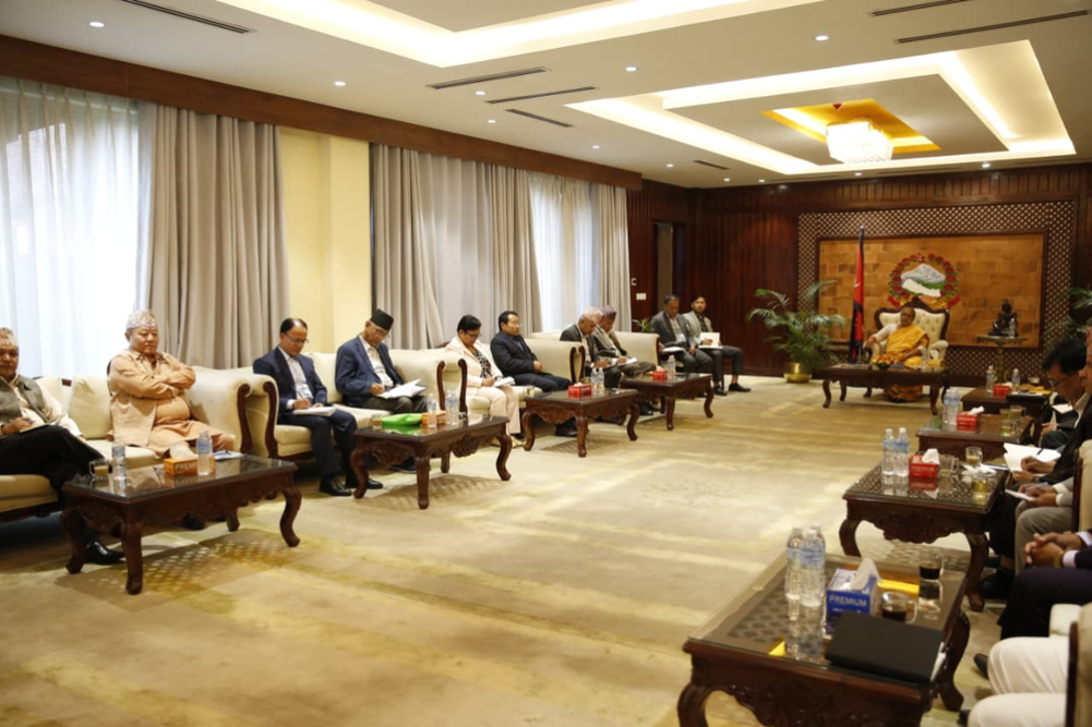 Dialogue between government and parties continues in Baluwatar