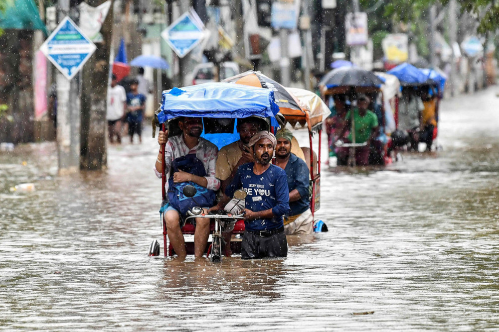 Meteorological department's 'red alert' in Assam and Meghalaya