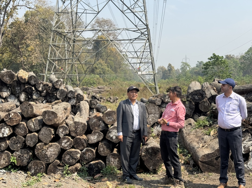 Hetaunda-Dhalkebar-Inaruwa 400 KV transmission line: Bara-Dhalkebar section completed