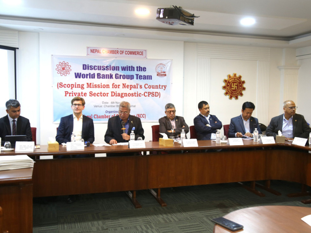 Discussion between the Chamber and the World Bank on the state of the economy and investment opportunities