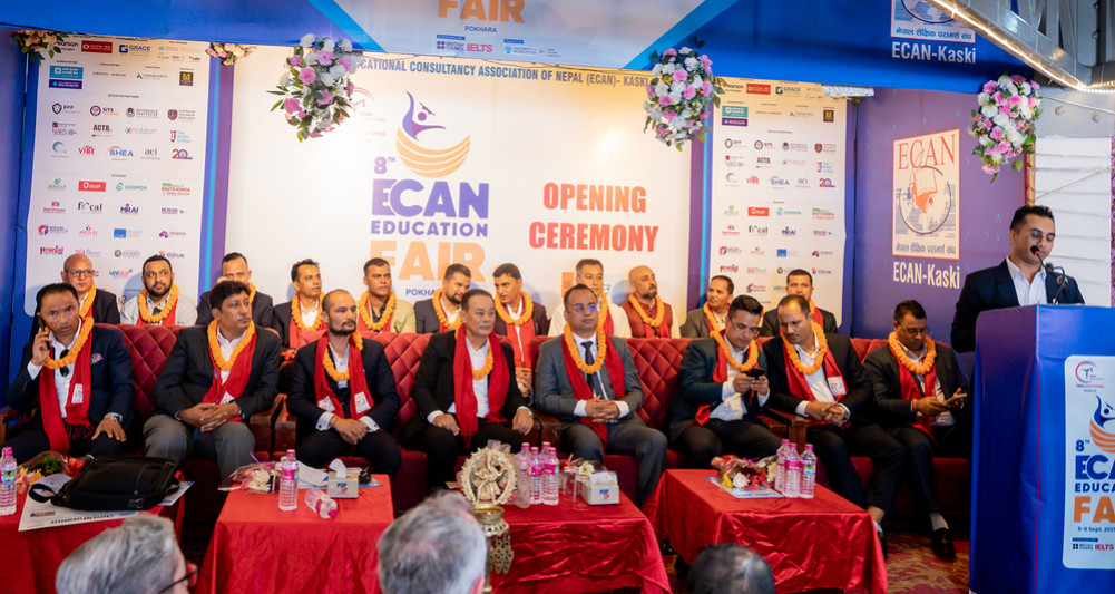 The 8th ECAN Education Fair has started in Pokhara