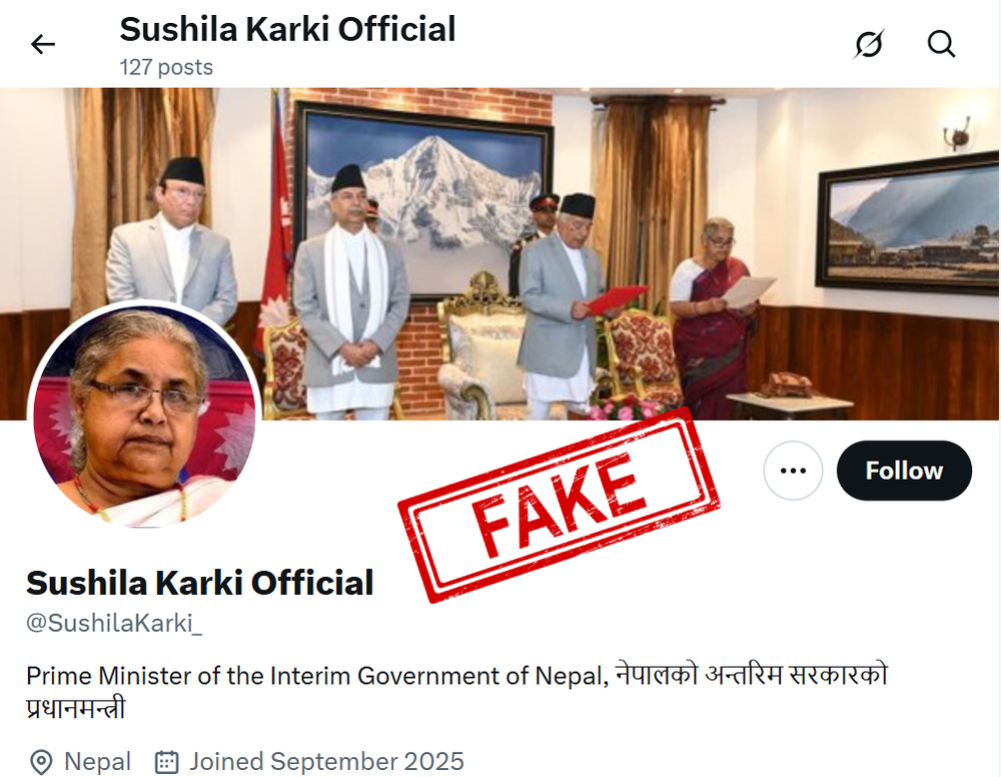 What action will be taken against those who create 'fake accounts' in the name of the Prime Minister?