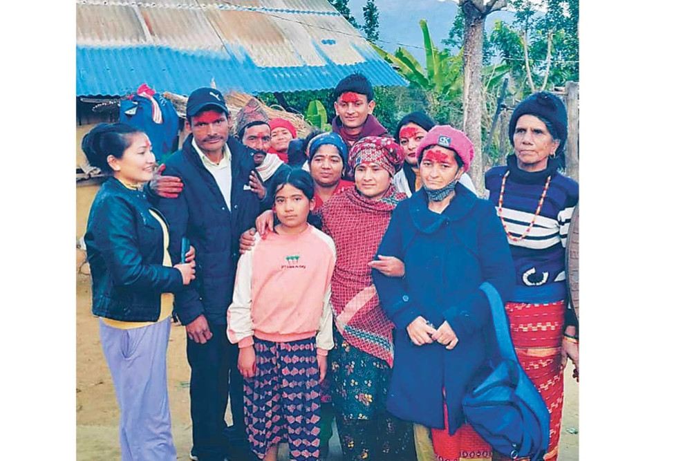 Bam Bahadur met the family after 40 years