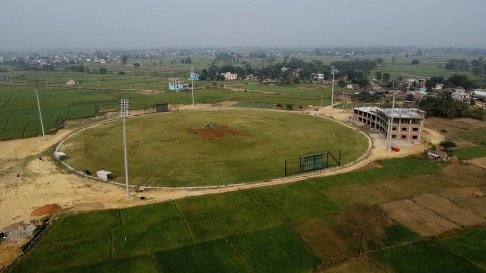 Installation of Flood Light at Extratech Oval Cricket Stadium